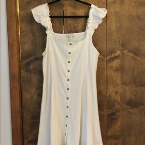 F21 Plus Size White Summer Dress